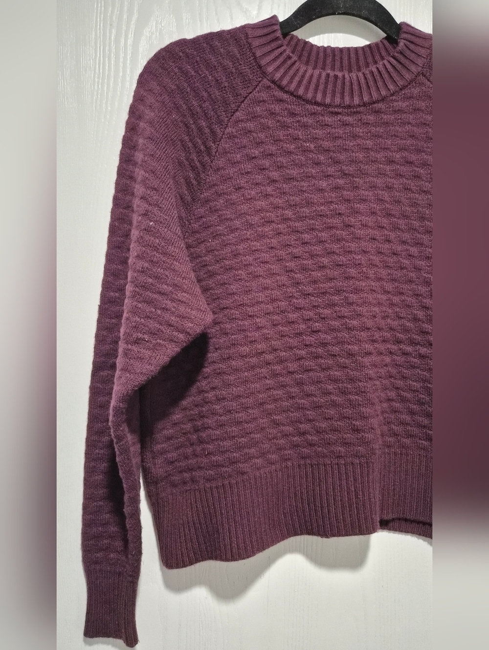 Lululemon Texture Play Relaxed Fit Cashmere Blend Crewneck Sweayer Size XS/S - Picture 6 of 9